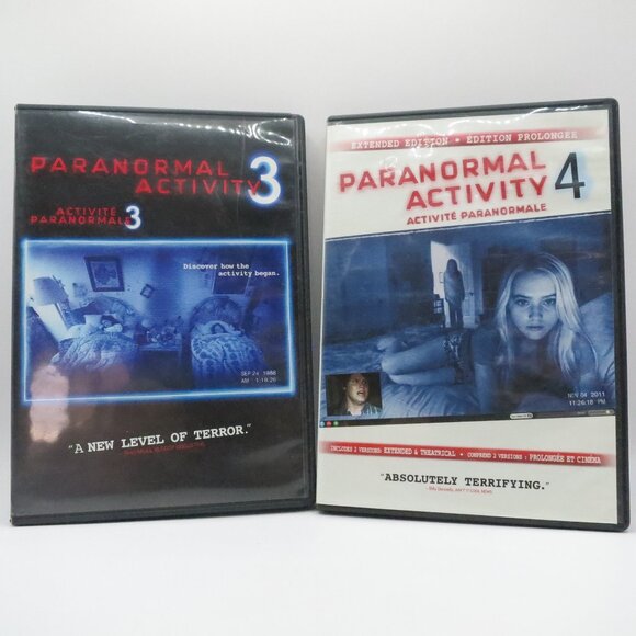 Paranormal 3 and 4  Two DVD Set - Picture 1 of 7